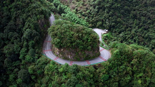 4K盘山公路山包环绕08