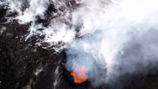 火山熔岩 熔岩喷发视频素材模板下载