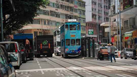 【正版素材】香港湾仔庄士敦道