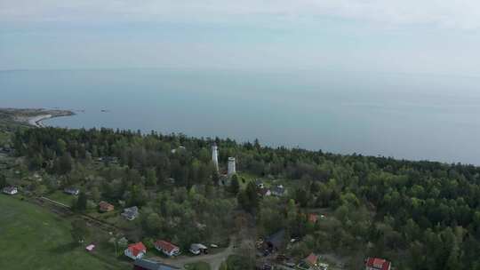 Jomfruland灯塔的天线（挪威语：Jomfruland fyr）这是一座沿海灯塔，位于视频素材模板下载