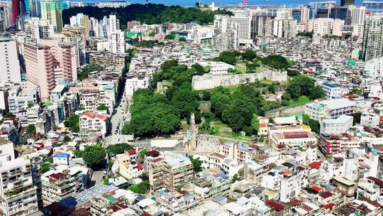 粤港澳大湾区澳门城市风光航拍