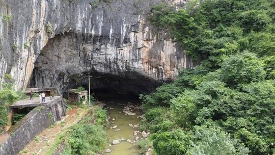 溶洞地质奇观洞穴航拍合集