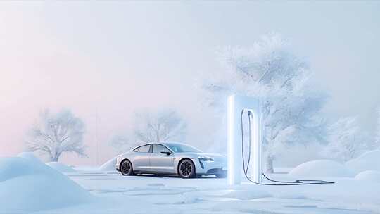 新能源车 充电桩 唯美高端大气 广告宣传