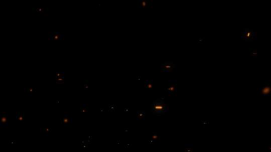 黑色背景粒子特效素材