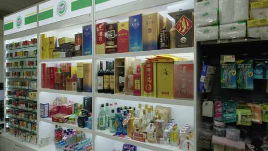 6K小区商店小超市商品柜06【套组】