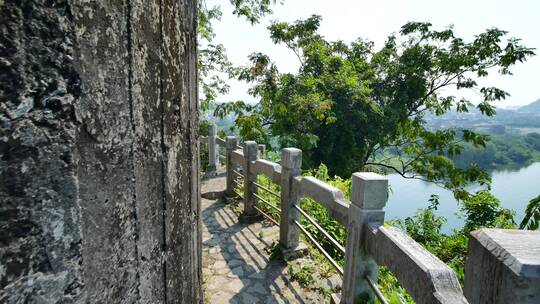 广西桂林象山景区象鼻山登山道