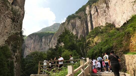 浙江温州雁荡山山谷奇特景观