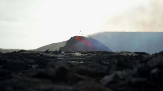 火山，熔岩，冰岛，Fagradalsfj