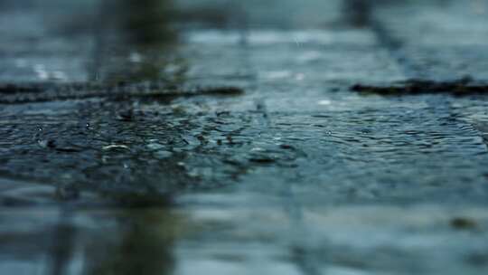 暗天气水滴雨滴暴雨