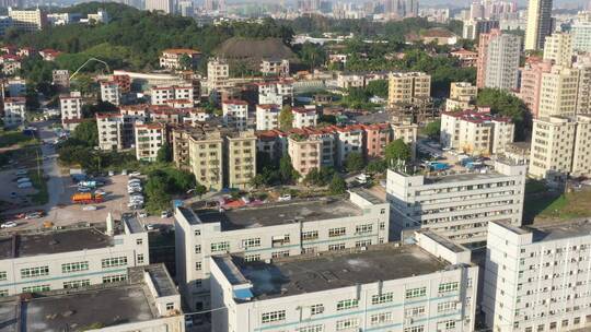 航拍深圳城市建筑景观