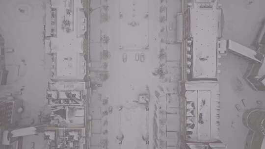 中国黑龙江哈尔滨世界欢乐城雪景航拍合集