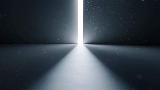 创意建筑空间之门光影变化