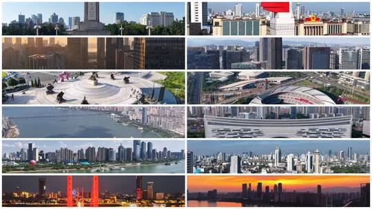 南昌城市航拍高清在线视频素材下载