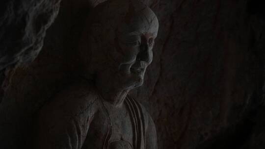 杭州西湖景区烟霞洞塑像