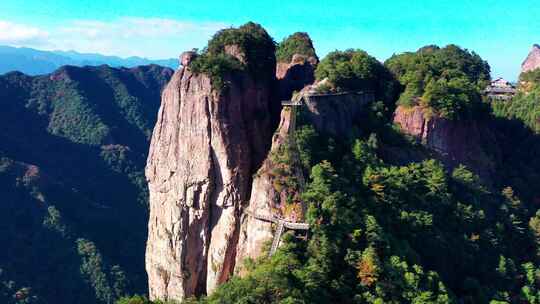 浙江神仙居风光，航拍视频素材