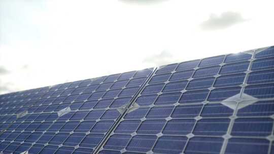 太阳能，面板，可再生能源，3d