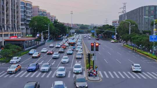 城市道路交通车流延时