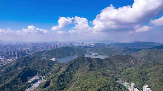 广东珠海城市大景航拍延时8K