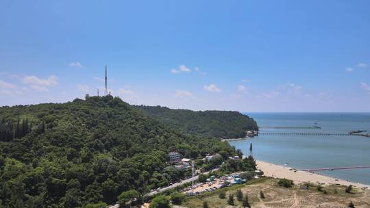 海边 沙滩 北海邮轮码头 冠头岭