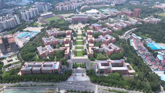 广州大学城航拍