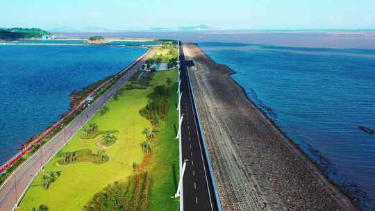 浙江临海头门港白沙湾，台州1号公路