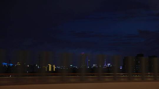 上海高架城市夜景
