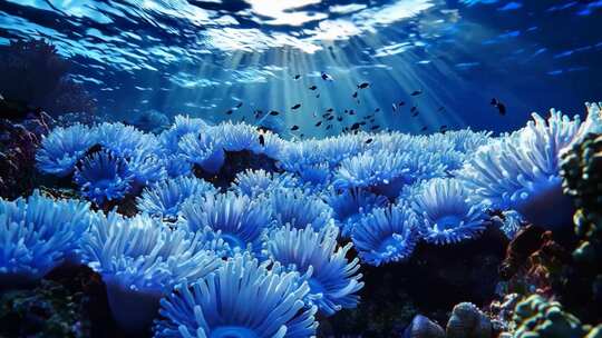 海底海底世界海底鱼群海洋生物海鱼海底