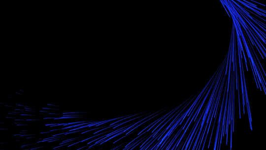 带通道 蓝色粒子 科技蓝色生长粒子光线