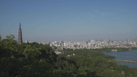 杭州宝石山景区保俶塔