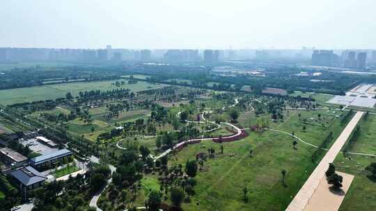 4k 航拍 汉长安城未央宫国家考古遗址公园
