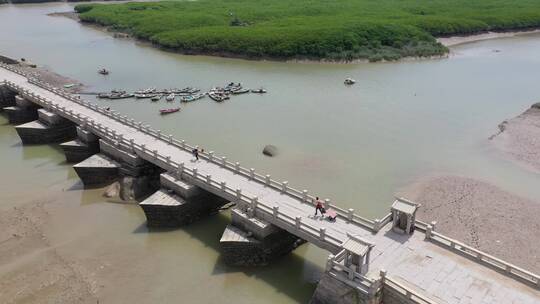 福建洛阳桥石桥泉州文化古迹万安桥四大名桥