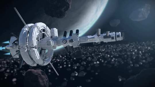 引擎 发射 3D动画 地球 未来 科技