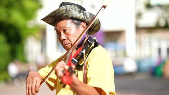 街头艺术家 小提琴