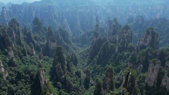 张家界武陵源风光航拍4K