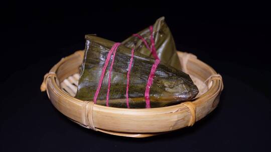黄米粽子端午豆沙粽子传统节日美食