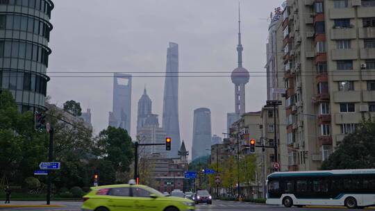 【正版素材】上海街头视频素材模板下载