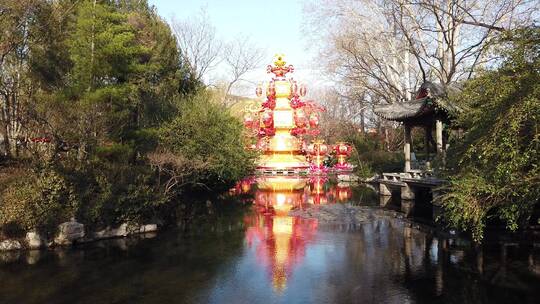 济南春天趵突泉景区，天下第一泉