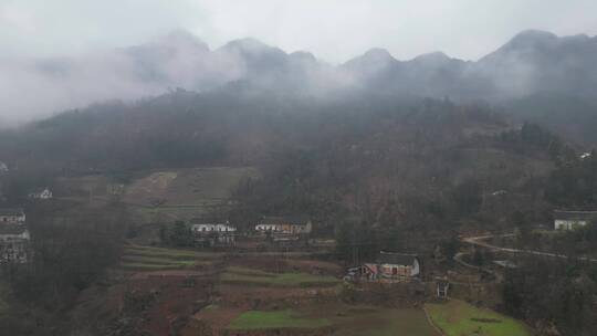 秦岭云雾云海山川环境自然风光航拍2