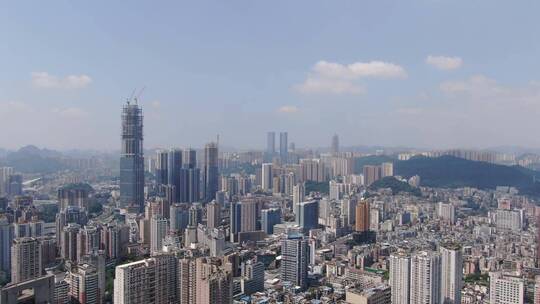 贵州贵阳城市风光旅游景点航拍