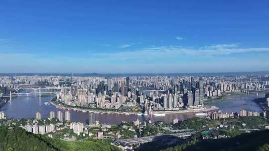 重庆城市地标建筑航拍