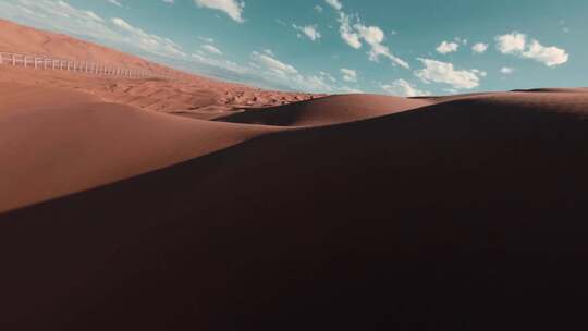 FPV穿越沙漠沙丘戈壁雅丹一镜到底