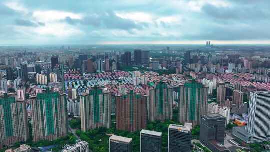 4K无人机航拍上海城市无限最美风光