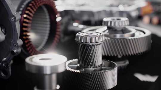 汽车工业零部件，新能源驱动电机，电子元件