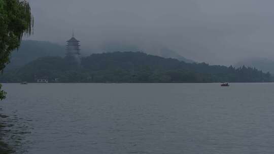 雨中杭州西湖