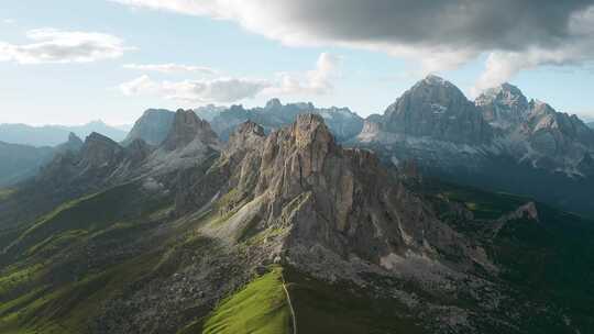 Passo Di Giau，白云石，山脉