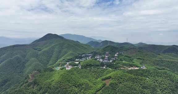 中国浙江杭州径山竹山竹林竹海大气治愈