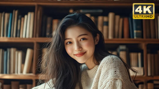 大学生微笑笑脸开心笑容自信特写6