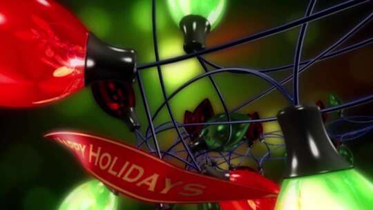 适用于圣诞节的LED背景视频