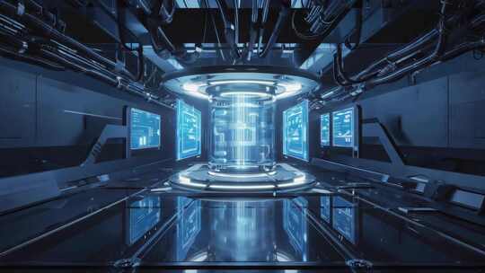 科技感未来实验室场景