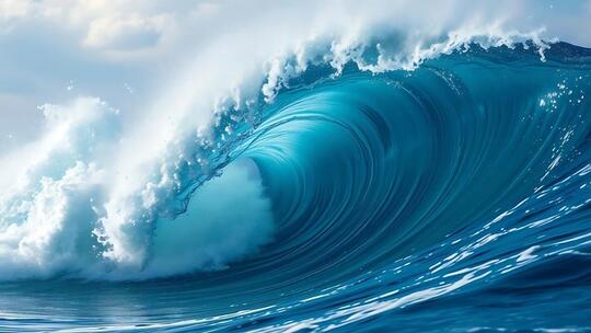 浪花升格大海鸥海面沙滩海洋海浪卷礁石海水